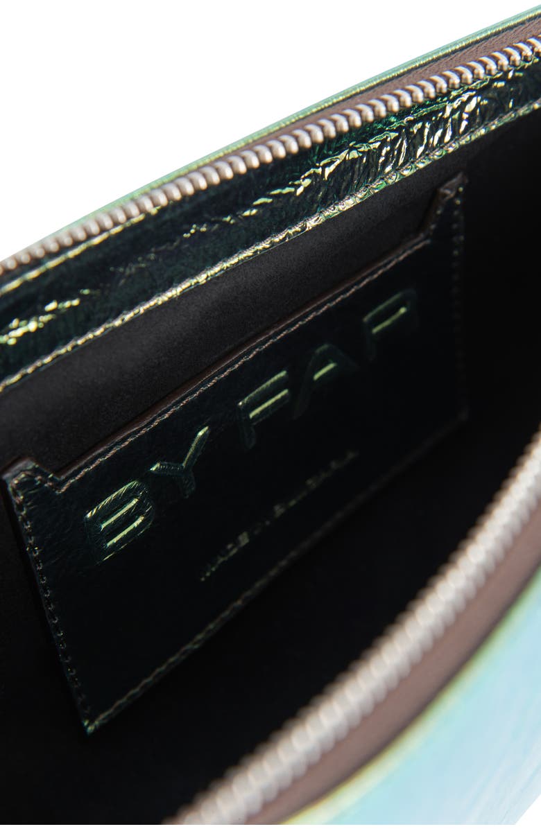 By Far Rachel Metallic Leather Convertible Shoulder Bag, Alternate, color,