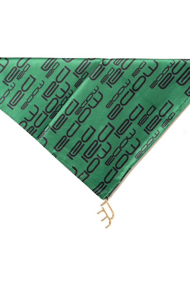 DM Logo Versa Scarf with logo hardware, Main, color, Green