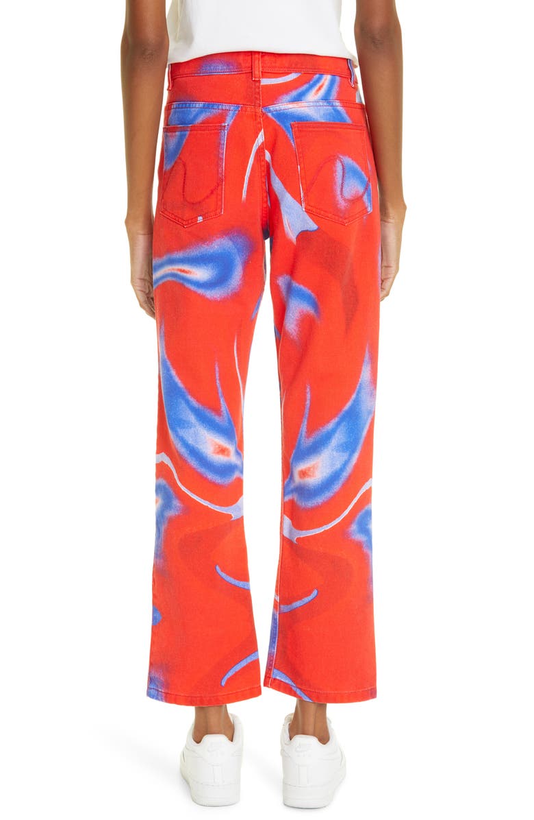 ERL Unisex Print Straight Leg Jeans, Alternate, color,