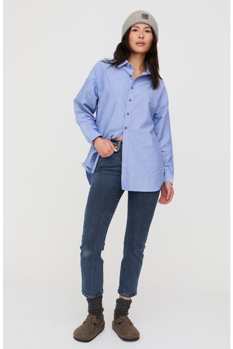 Organic Cotton Bea Shirt, Alternate, color, Blue