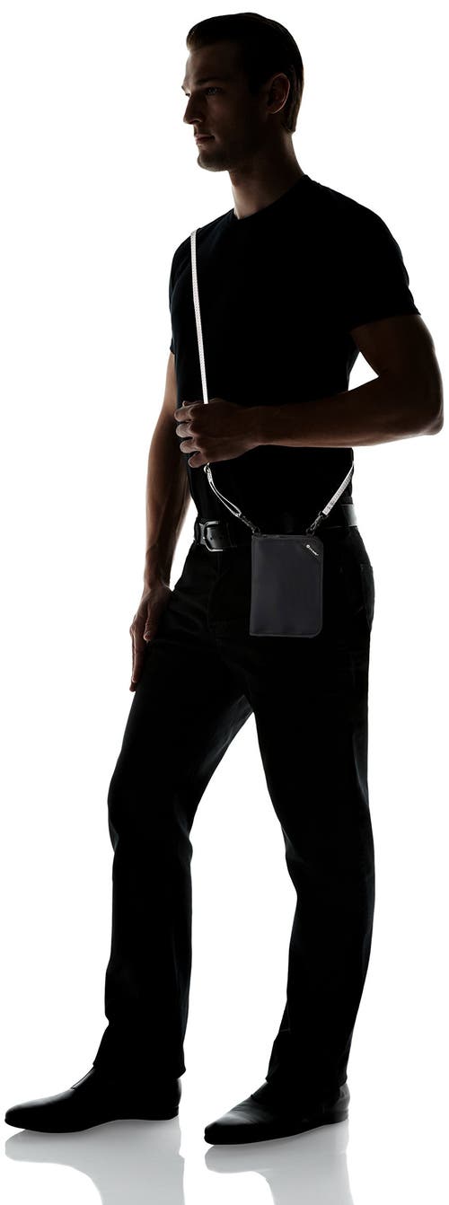 Pacsafe Rfidsafe V150 Anti Theft Rfid Blocking Compact Organiser In Black