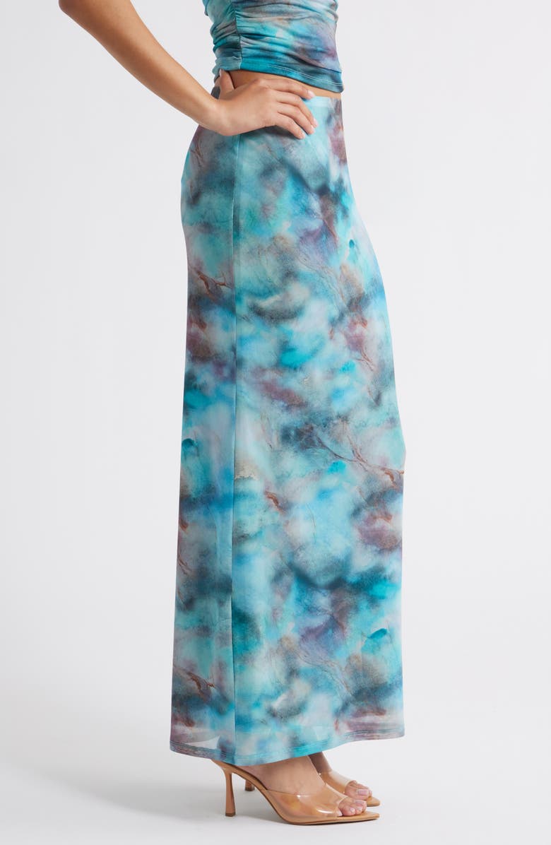 Mesh Maxi Skirt