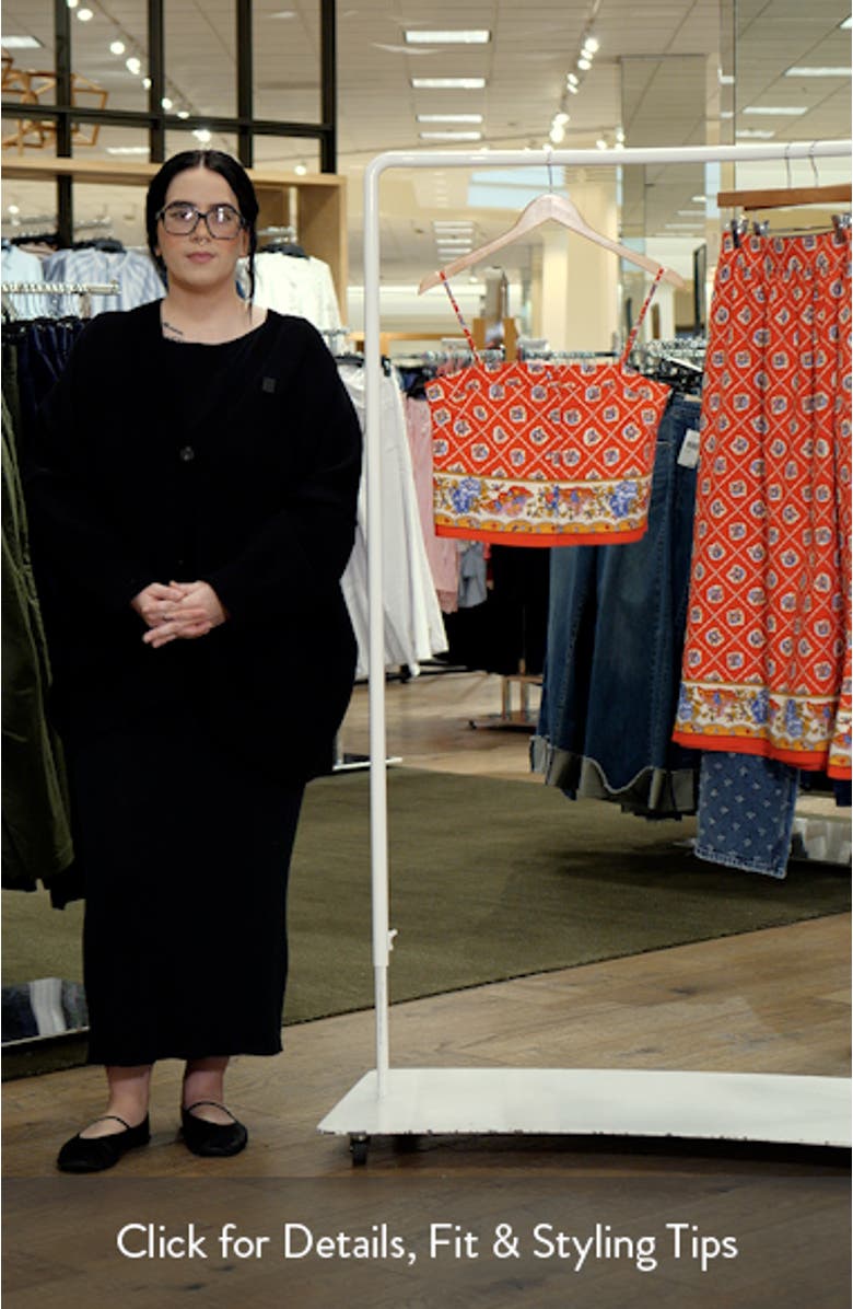 Josefina Mix Print Crop Top, sales video thumbnail