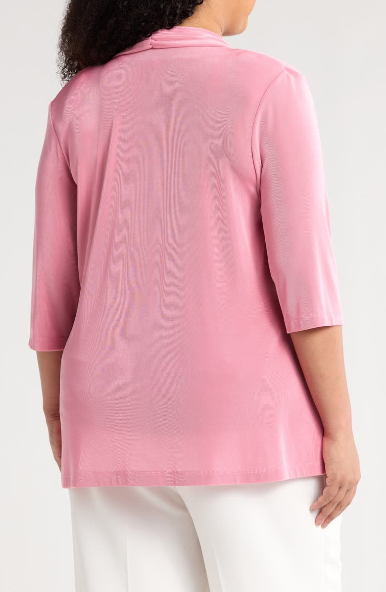 Vikki Vi Stretch Knit Open Front Jacket, Alternate, color, 