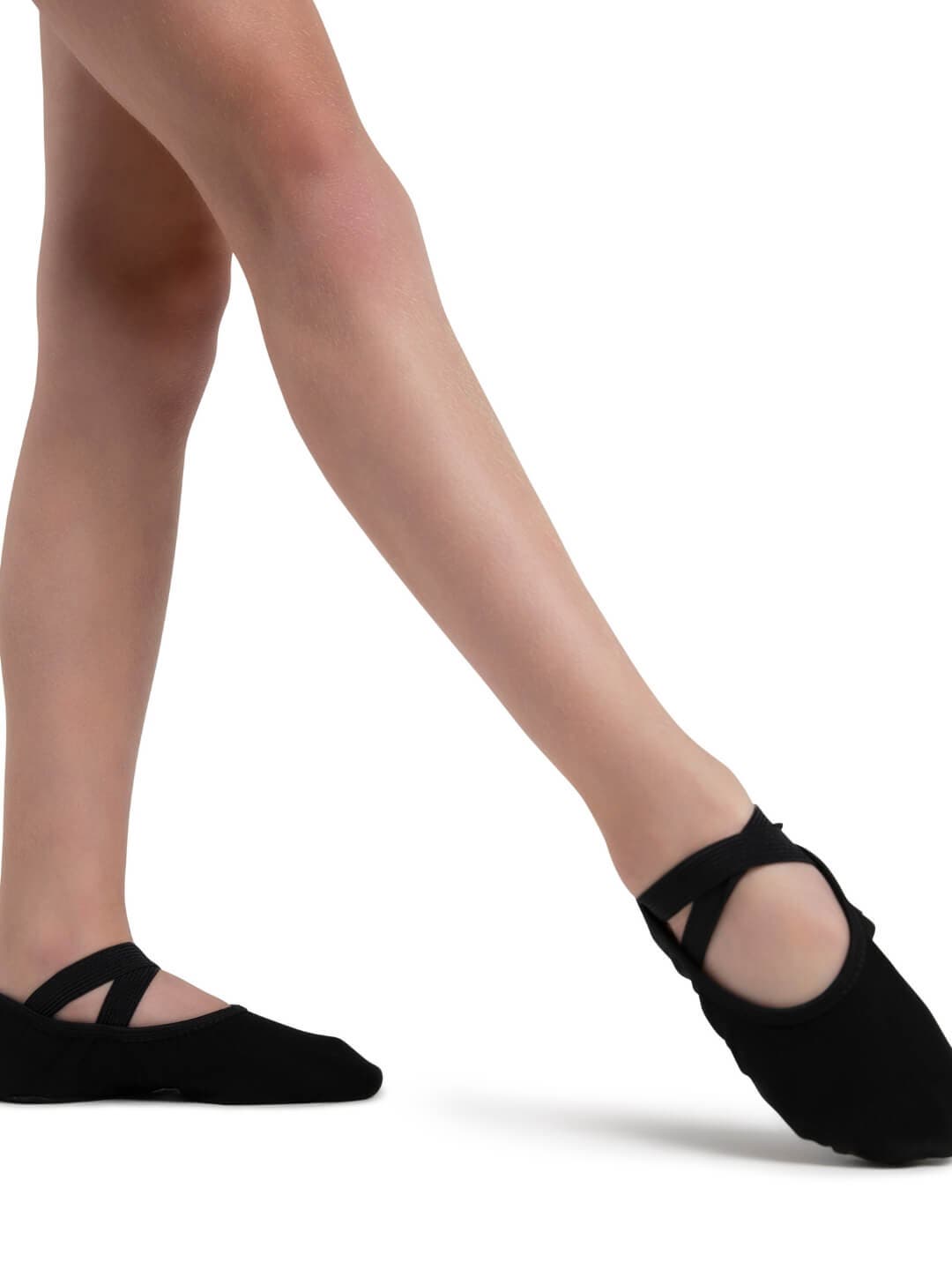 Hanami® Canvas Ballet Shoe, Alternate, color, black