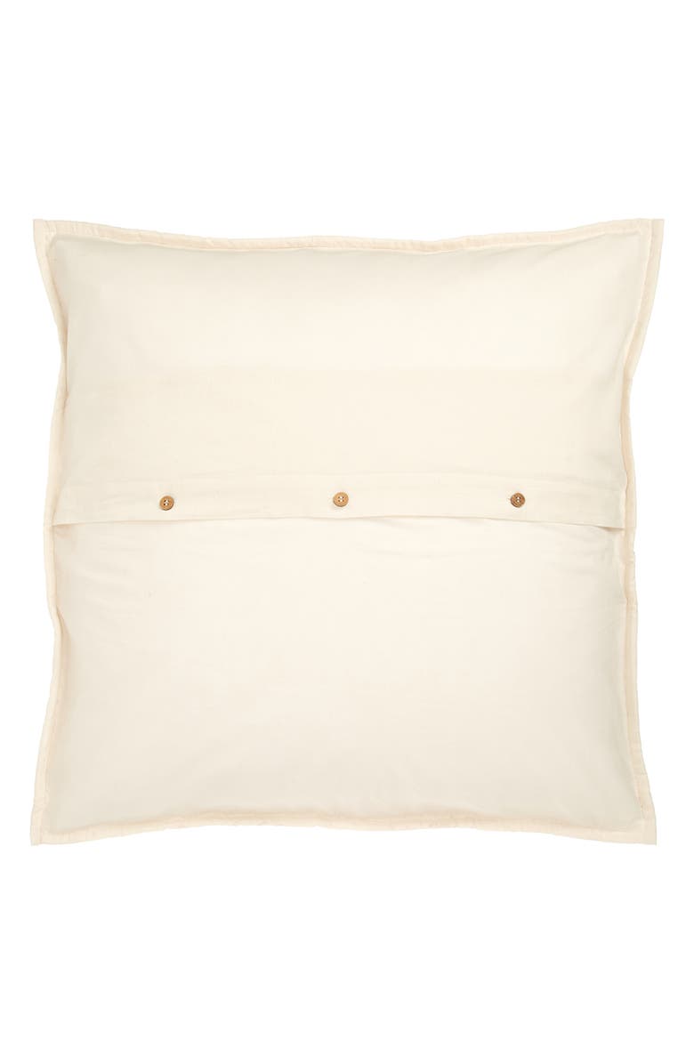 Coyuchi Hand Stitched Organic Cotton Euro Sham, Alternate, color, Undyed