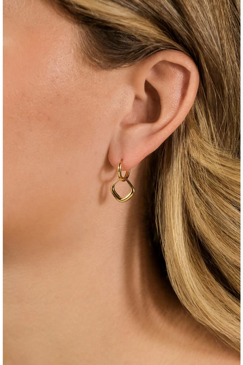 Tommy Link Drop Earrings, Alternate, color, GOLD