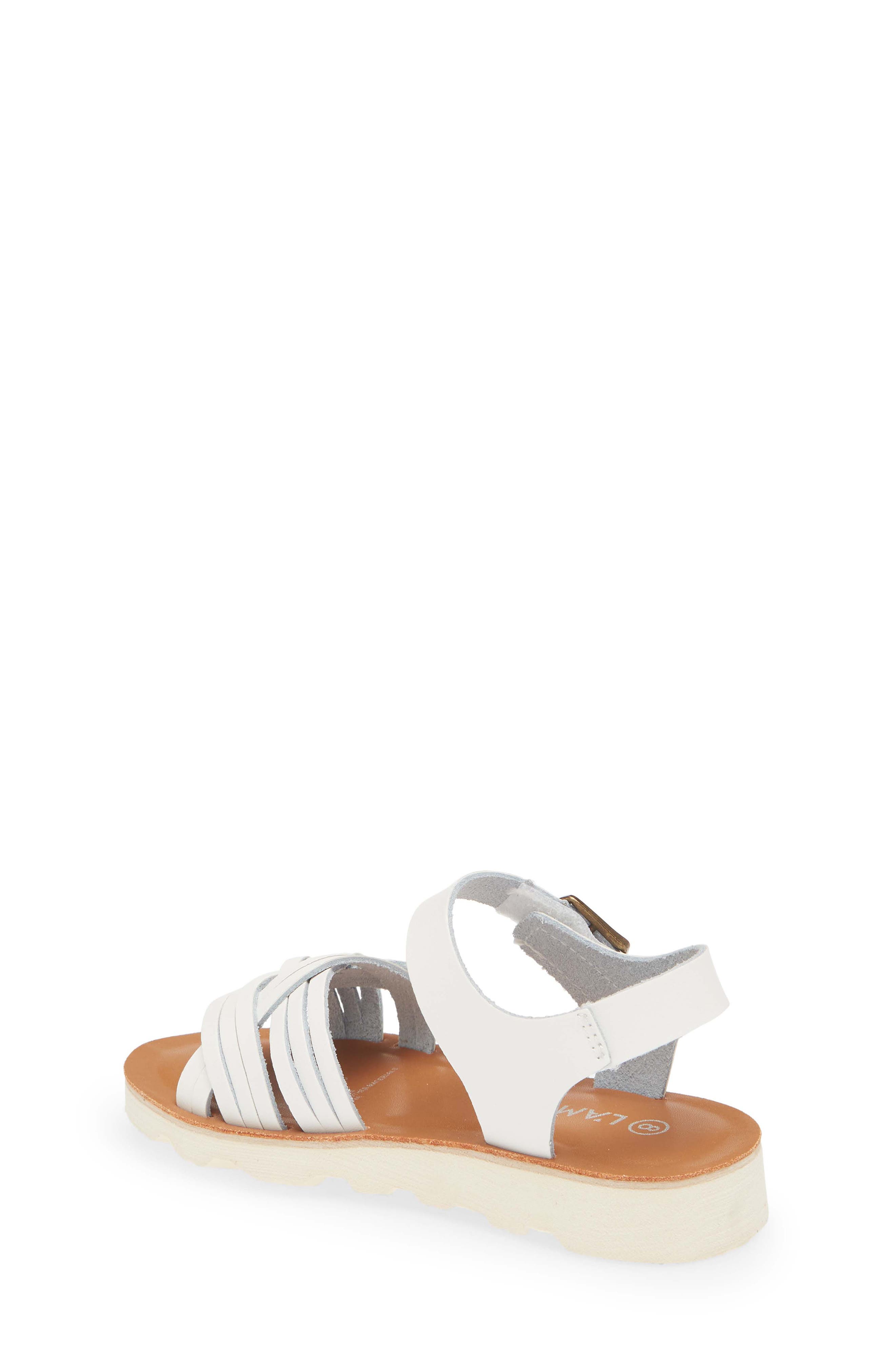 L'AMOUR Athena Sandal, Alternate, color, White