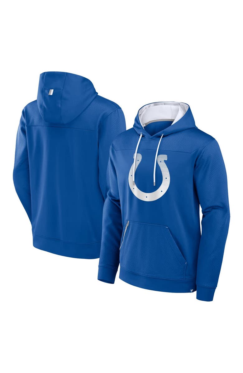 FANATICS Men's Fanatics Royal Indianapolis Colts Defender Pullover Hoodie, Main, color, 
