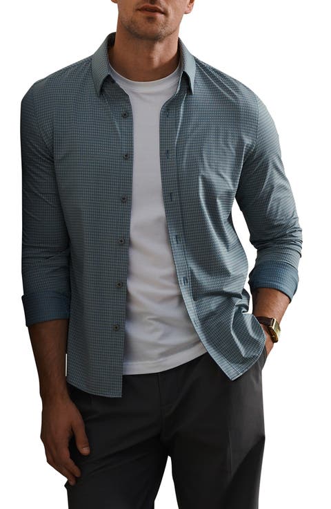 Commuter Slim Fit Gingham Shirt