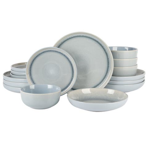 Juno Moon Double Bowl Reactive Dinnerware Set