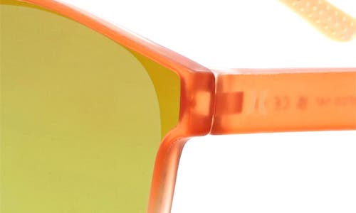 Hurley 50mm Square Shield Polarized Sunglasses In Orange