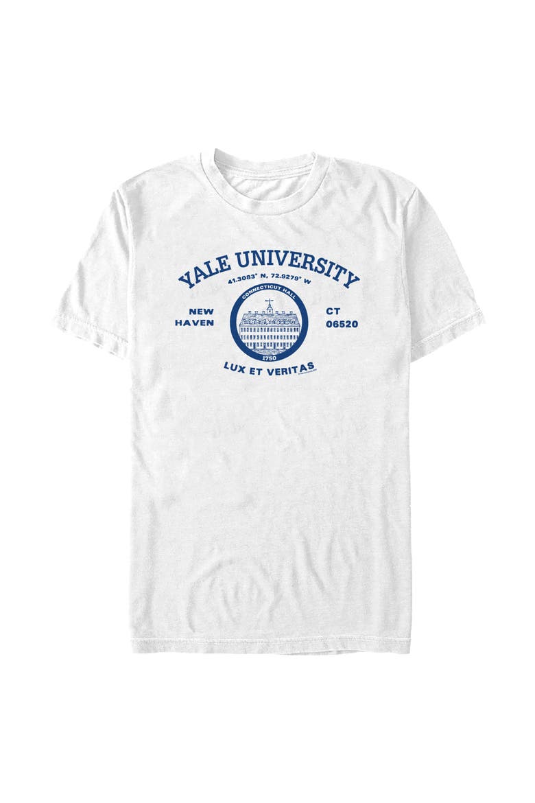 Men's Yale University New Haven University Motto  Graphic T-Shirt, Main, color, Navy Blue