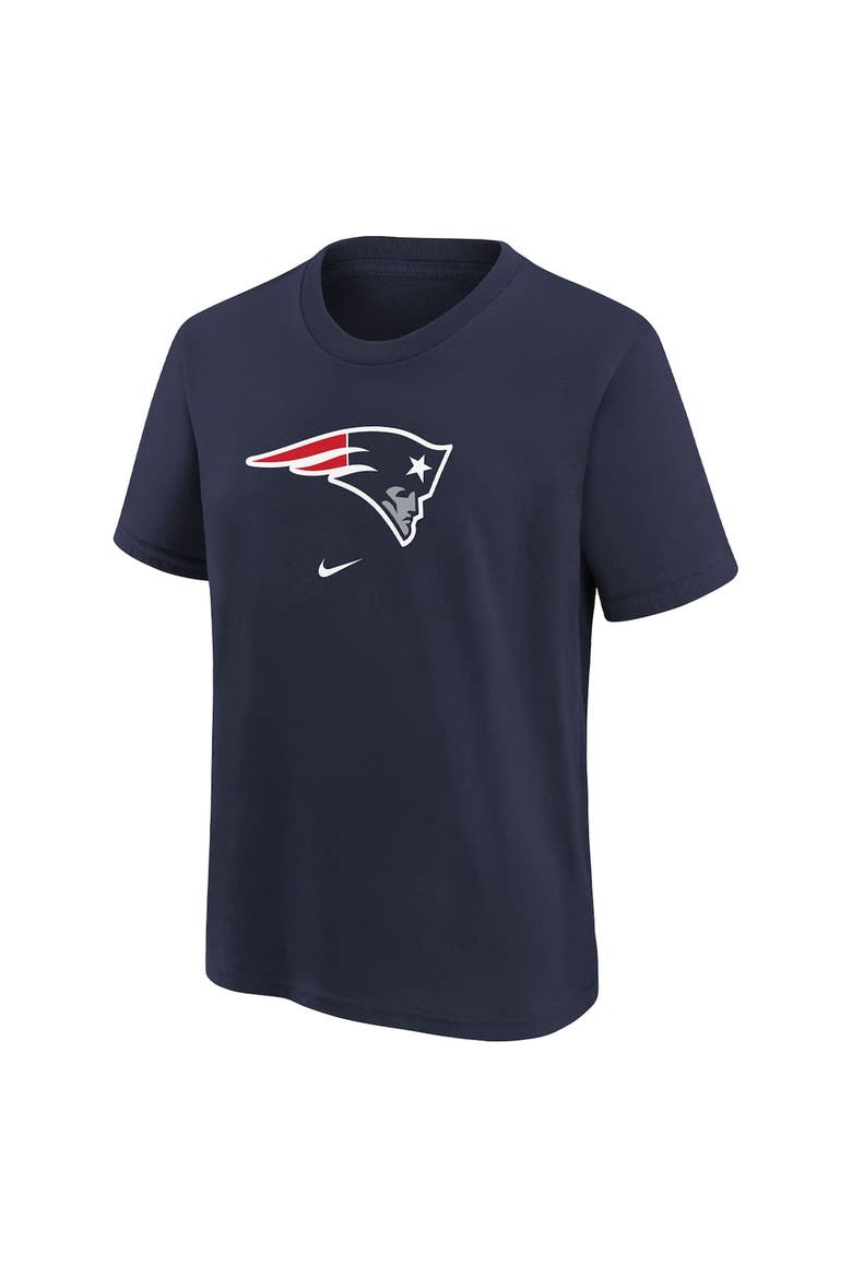 Preschool Nike Navy New England Patriots Team Wordmark T-Shirt, Alternate, color, Navy