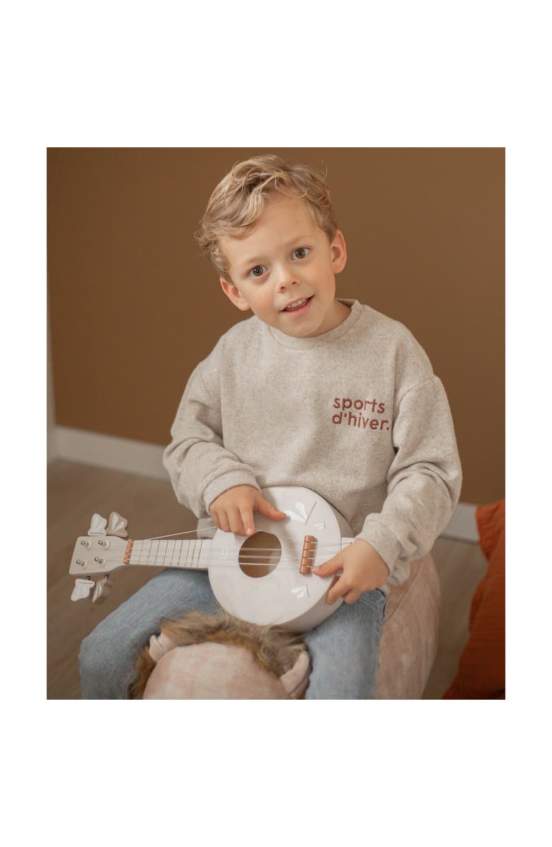 Label Label Wooden Banjo Toy Tan, Dragonfly Design, Alternate, color,