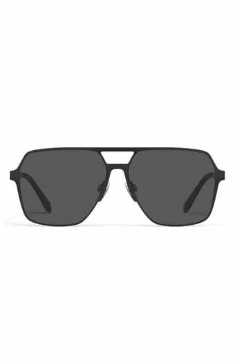 QUAY Backstage Pass 60mm Polarized Aviator Sunglasses