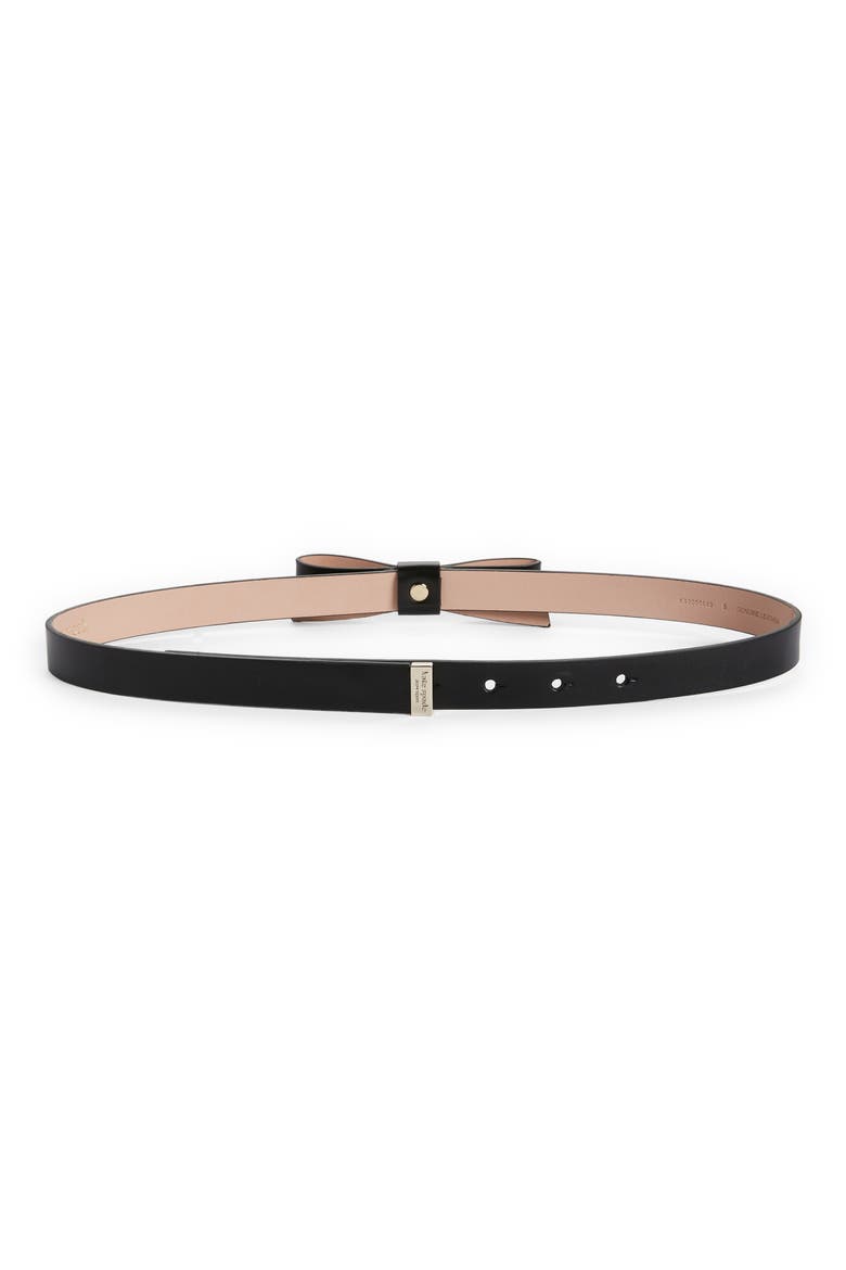 bow belt, Alternate, color, BLACK
