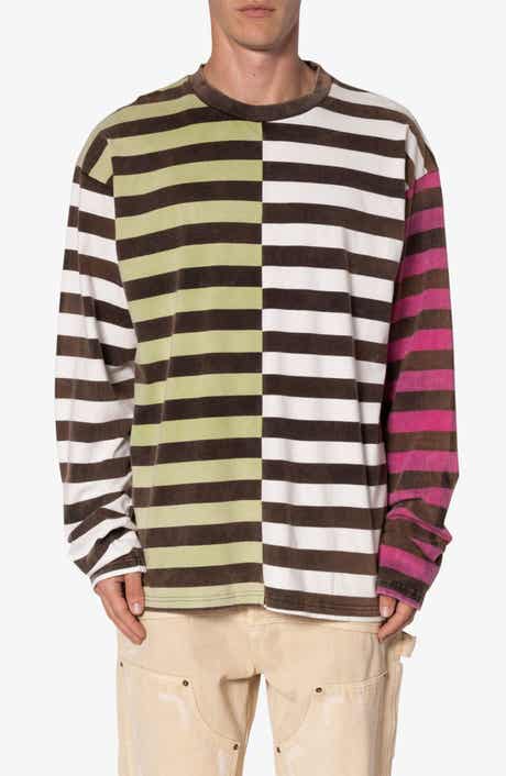 mnml Stripe Long Sleeve Cotton T-Shirt