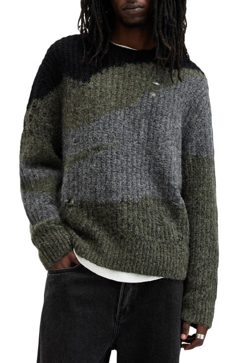 Sur Colorblock Alpaca Blend Sweater