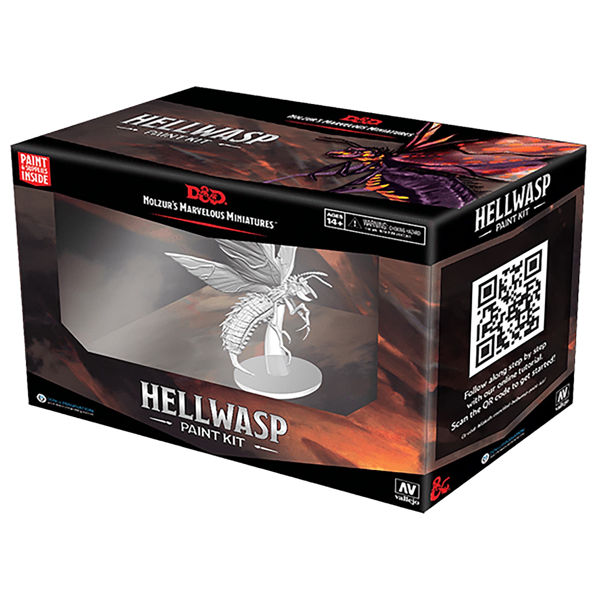 WizKids Games D&D Nolzur's Marvelous Miniatures, HELLWASP Paint Kit in Multicolored 