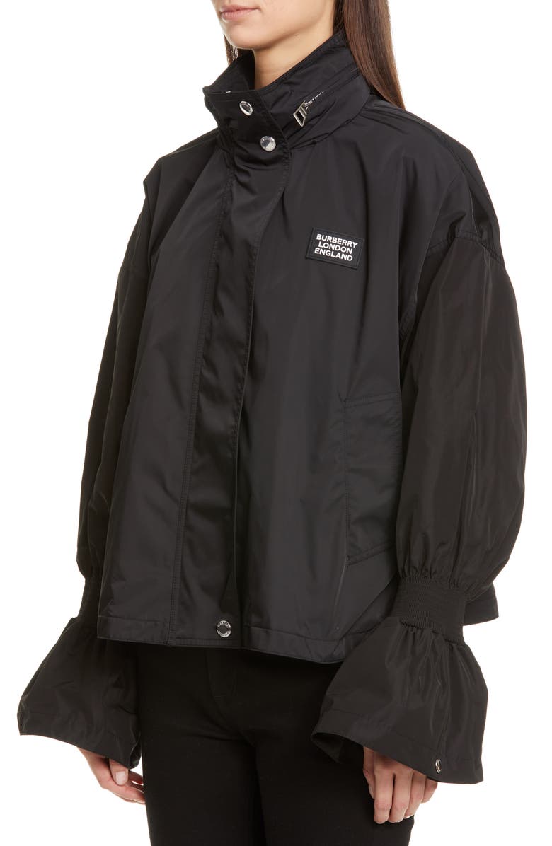 Burberry Neston Flare Cuff Water Resistant Rain Jacket, Alternate, color, 