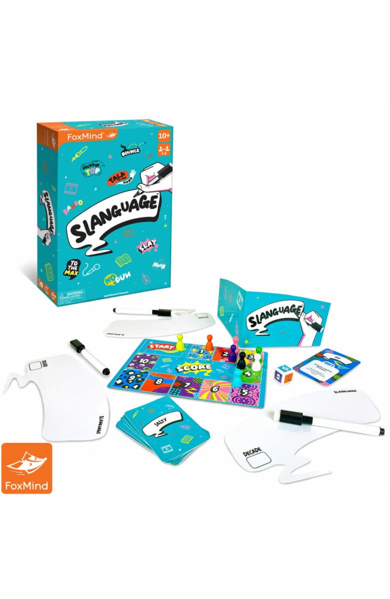FoxMind Slanguage Word Card Game, Alternate, color, Multicolored