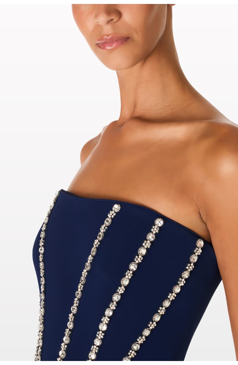 Jenny Packham Dash Gown Dress, Alternate, color, Midnight Kiss