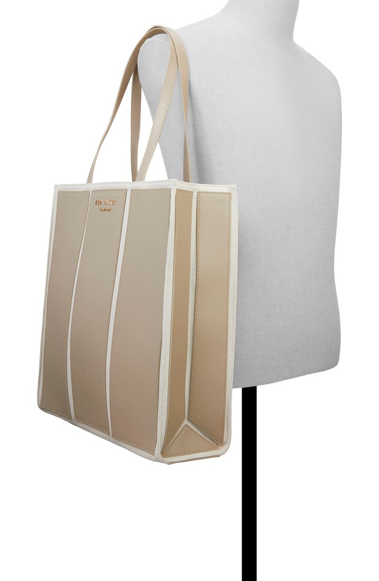 Ted Baker Ava Canvas & Leather Tote Bag, Alternate, color,
