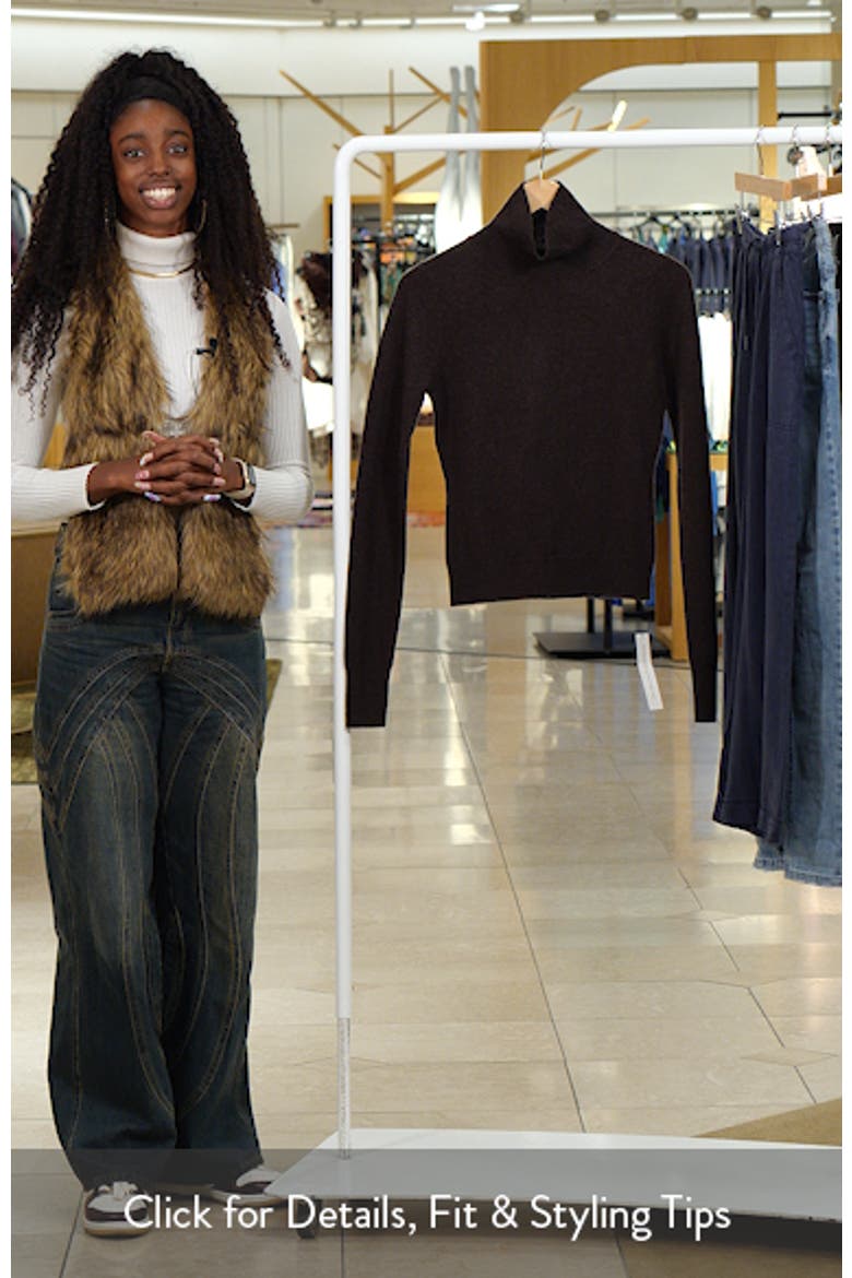 Jett Cashmere Turtleneck Sweater video
