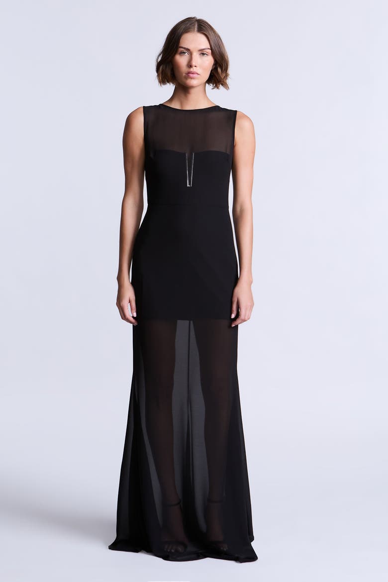 Bella Gown, Main, color, Black