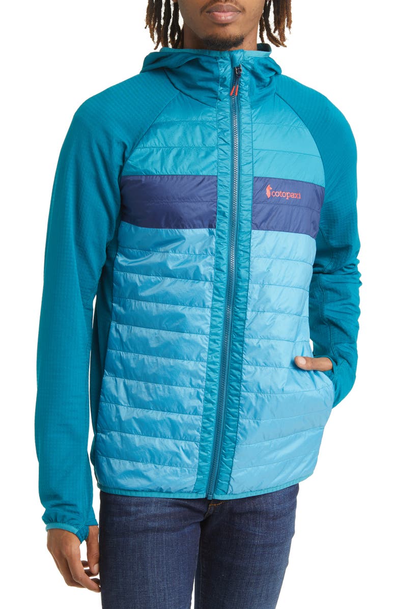 Cotopaxi Capa Hybrid Water-Repellent Hooded Packable Puffer Jacket, Alternate, color,