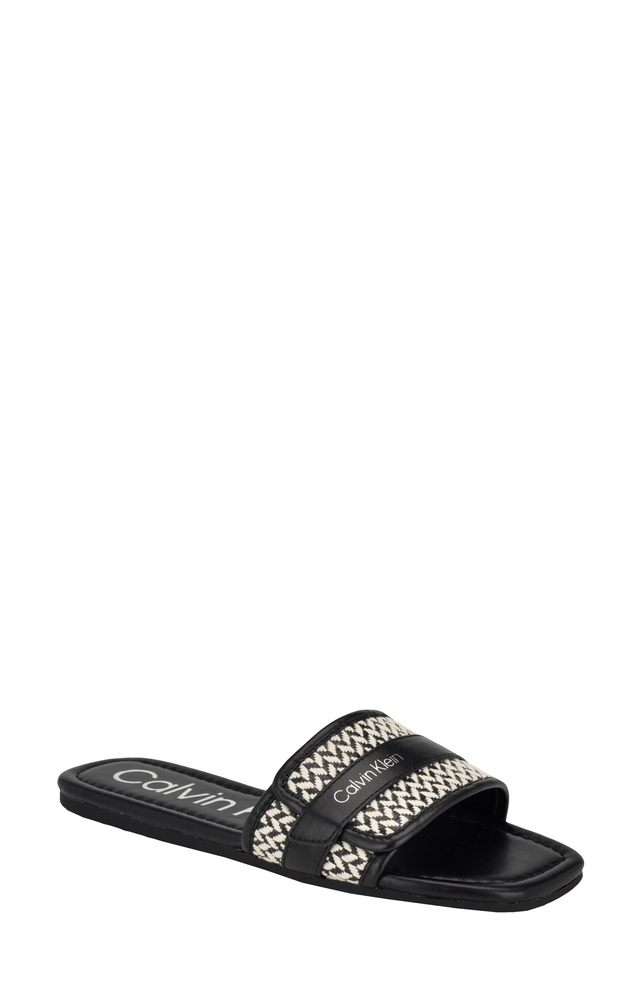 Calvin Klein Bonisa Flat Slide Sandal, Main, color, 