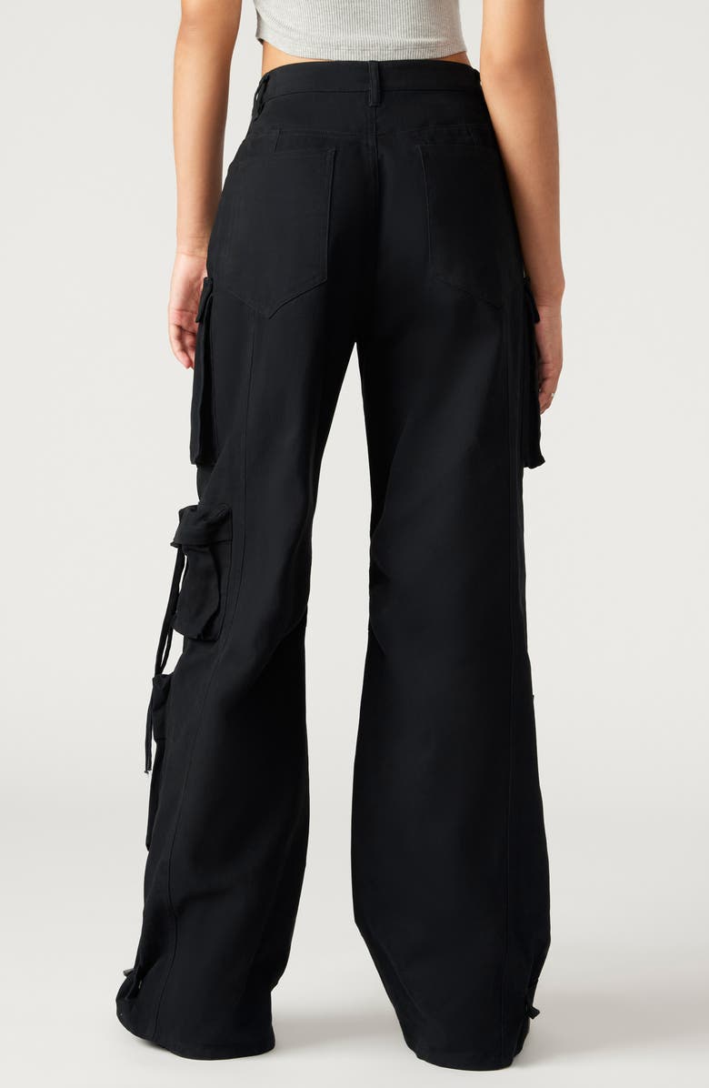 Steve Madden Duo Wide Leg Cargo Pants, Alternate, color, 