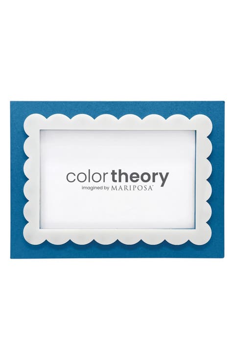 Blue Scallop 4 x 6-Inch Picture Frame