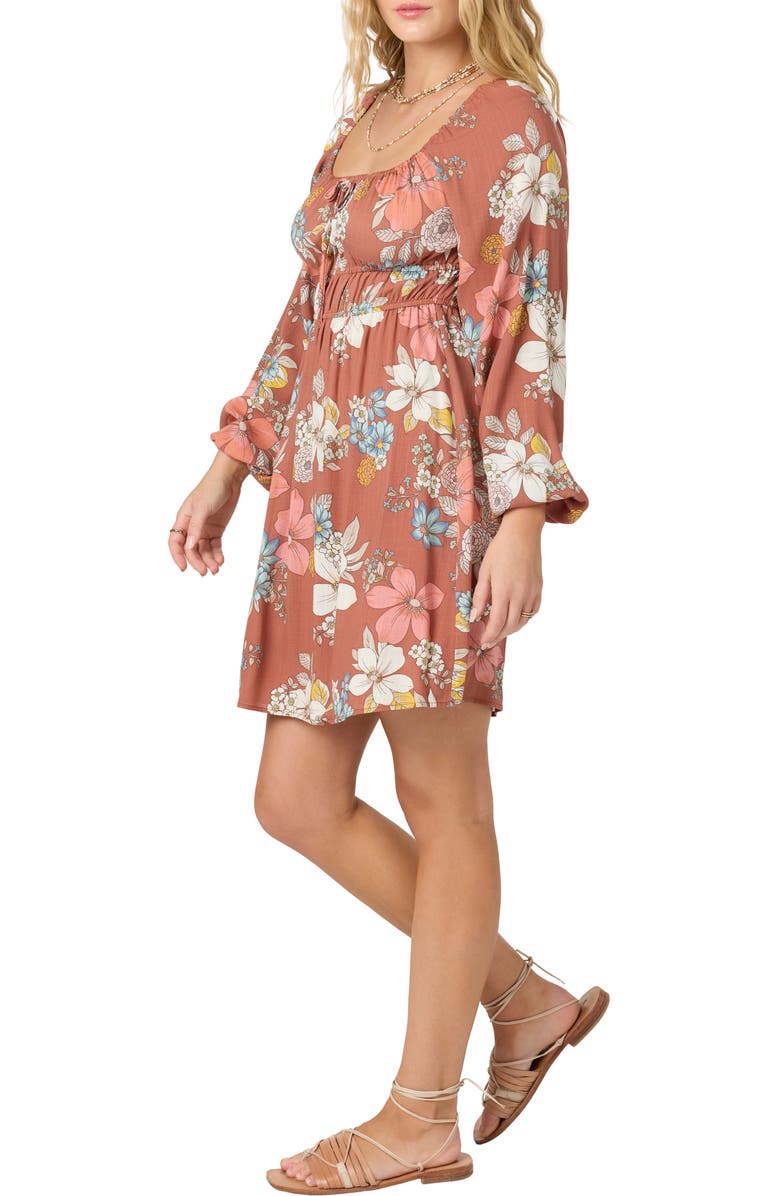 O'Neill Layna Long Sleeve Dress, Alternate, color,