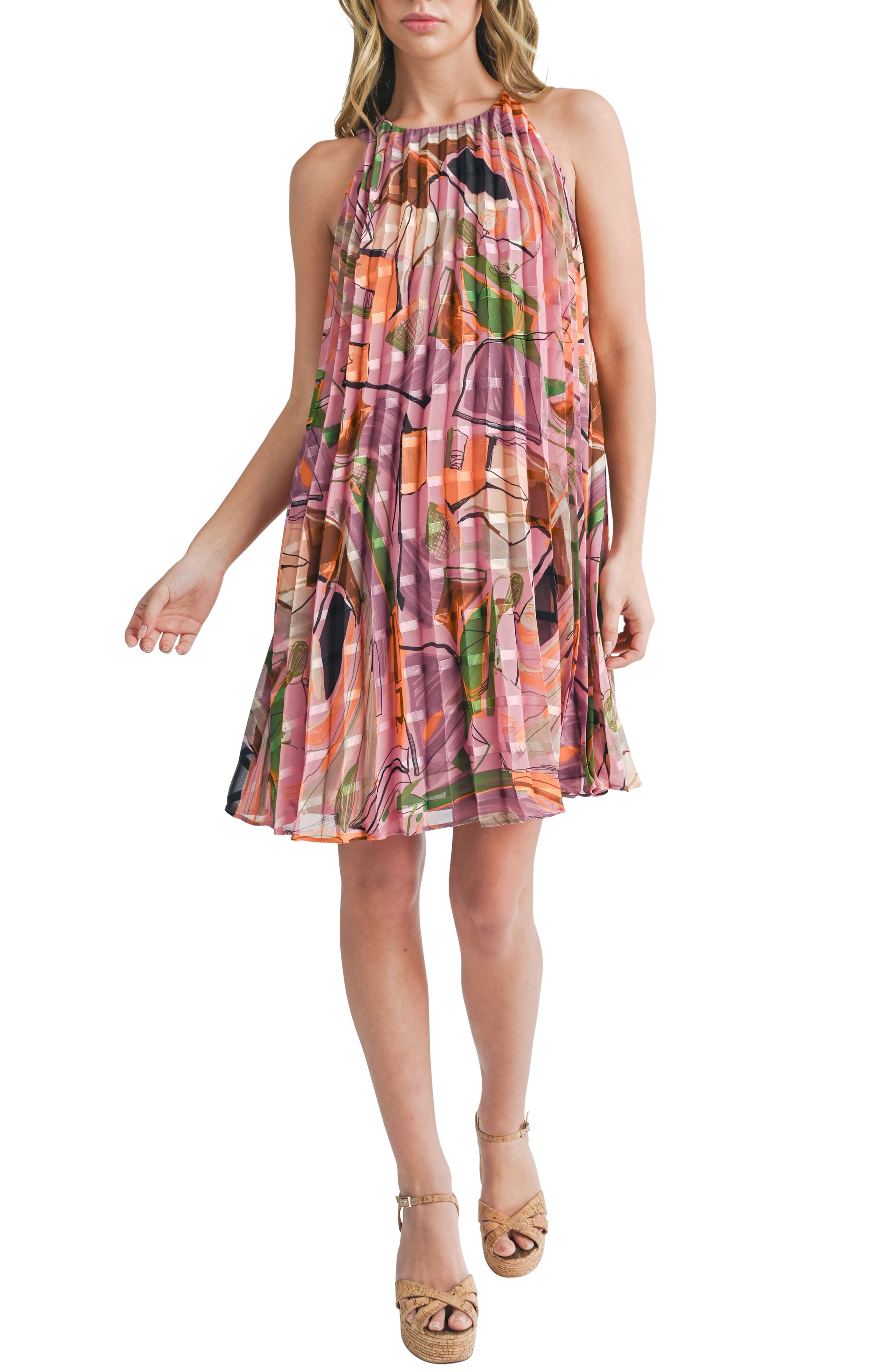 Pleated Dress