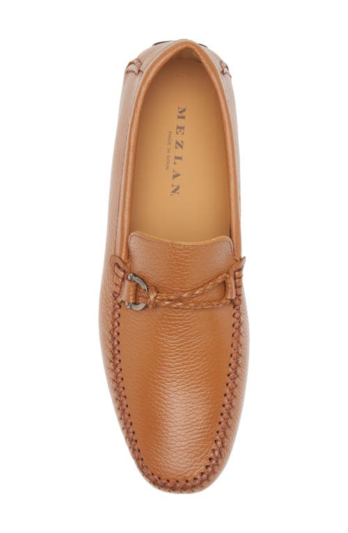 Mezlan Bit Loafer Driving Shoe In Tan