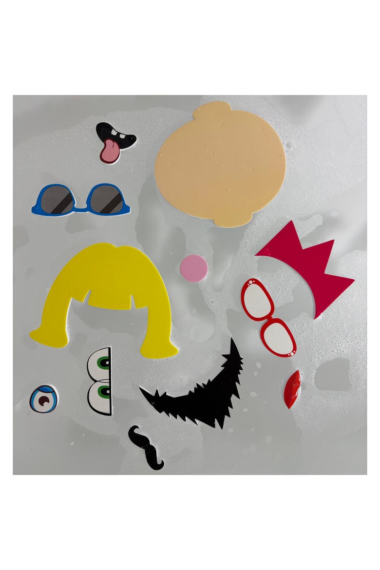 Bath Time, Book & Stickers, Funny Faces, Water Play Toy, Kids 3+, Alternate, color, Multicolored