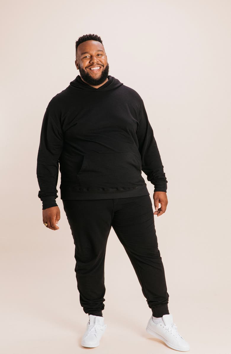 Ocio Men's SoftCore Classic Hoodie, Alternate, color, Black