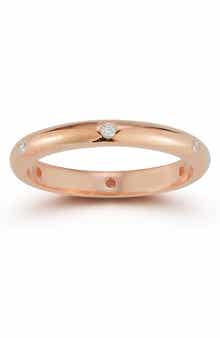 GLAZE JEWELRY Sterling Silver CZ Band Ring