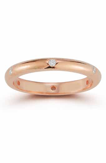 GLAZE JEWELRY Sterling Silver CZ Band Ring