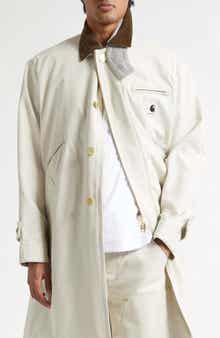 x Carhartt WIP Duck Canvas Balmacaan Coat