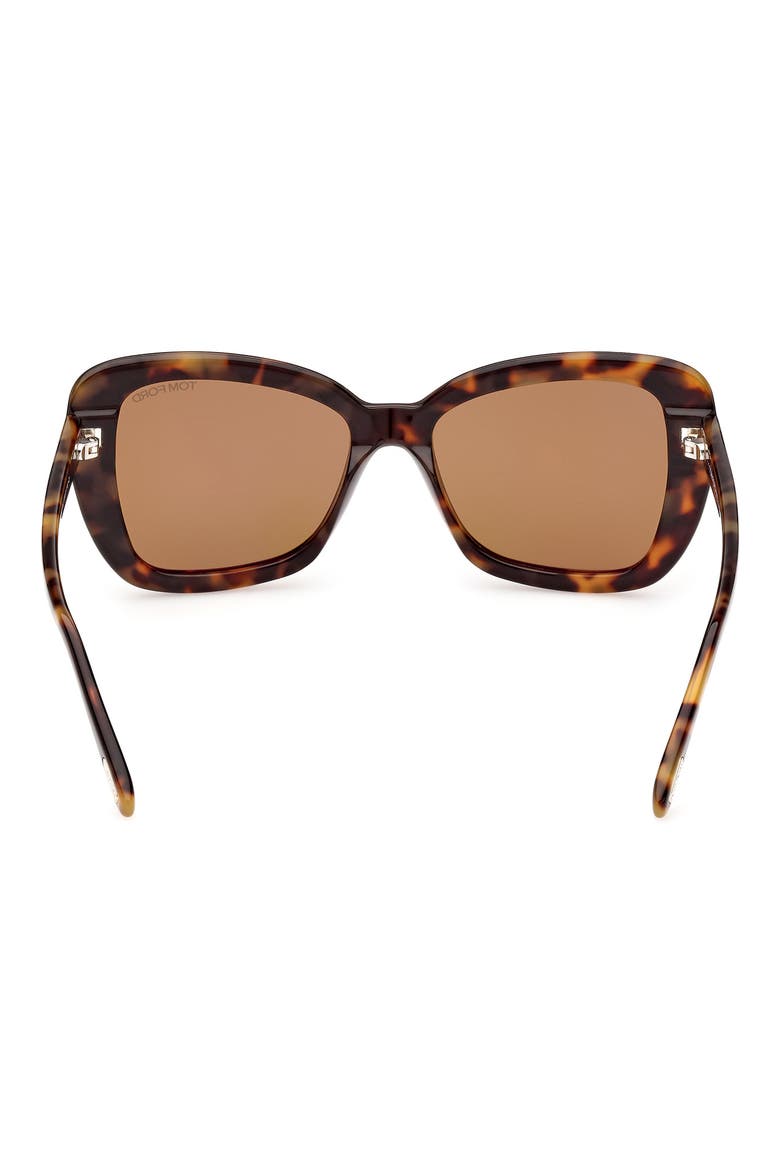 Maeve 55mm Gradient Butterfly Sunglasses, Alternate, color, COLOURED HAVANA / ROVIEX