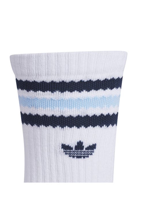 Adidas Originals Adidas Assorted 3-pack Roller Crew Socks In Multi