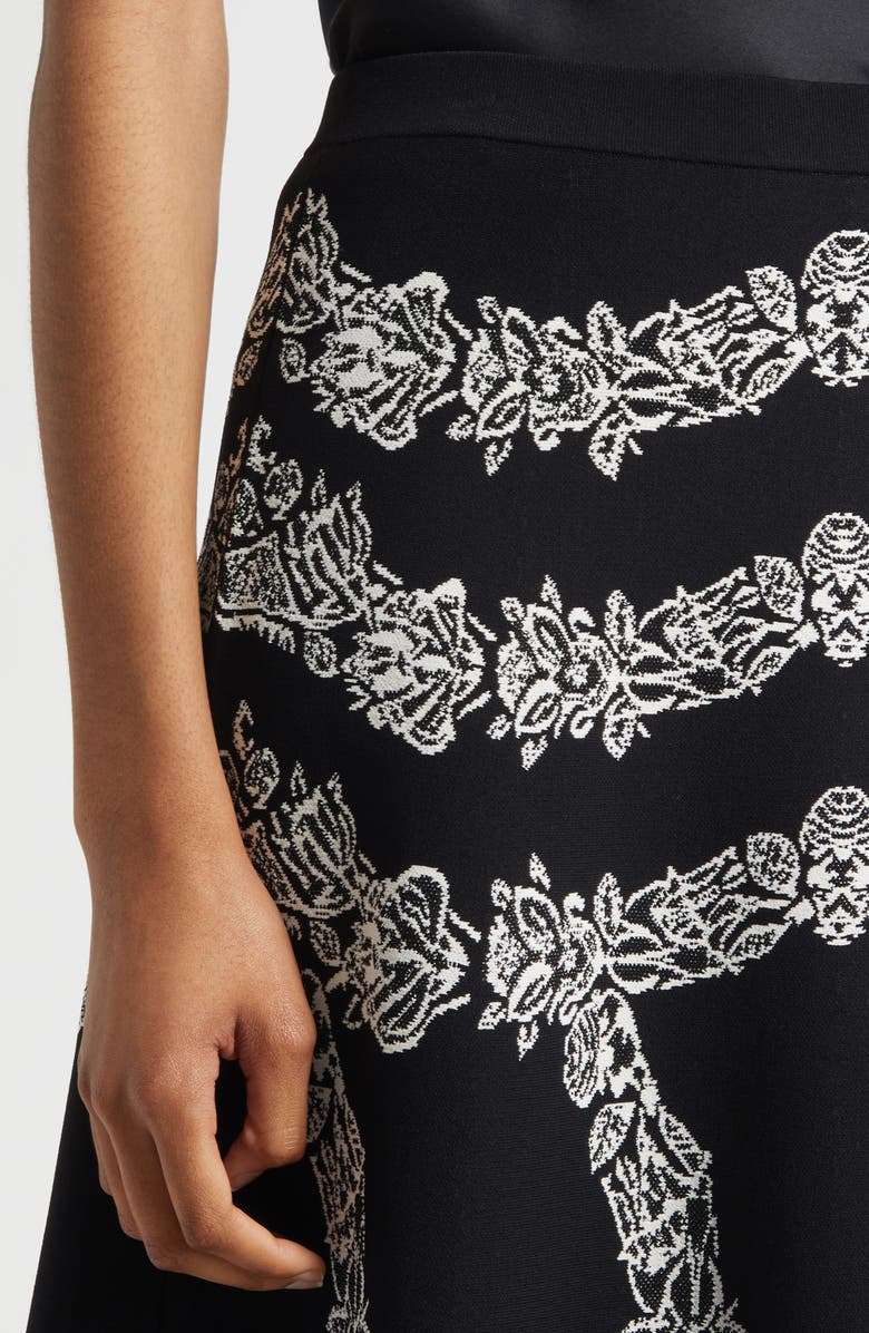 Ulla Johnson Valencia Jacquard Maxi Skirt, Alternate, color, Noir