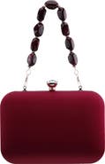Nina Kaela Beaded Handle Clutch