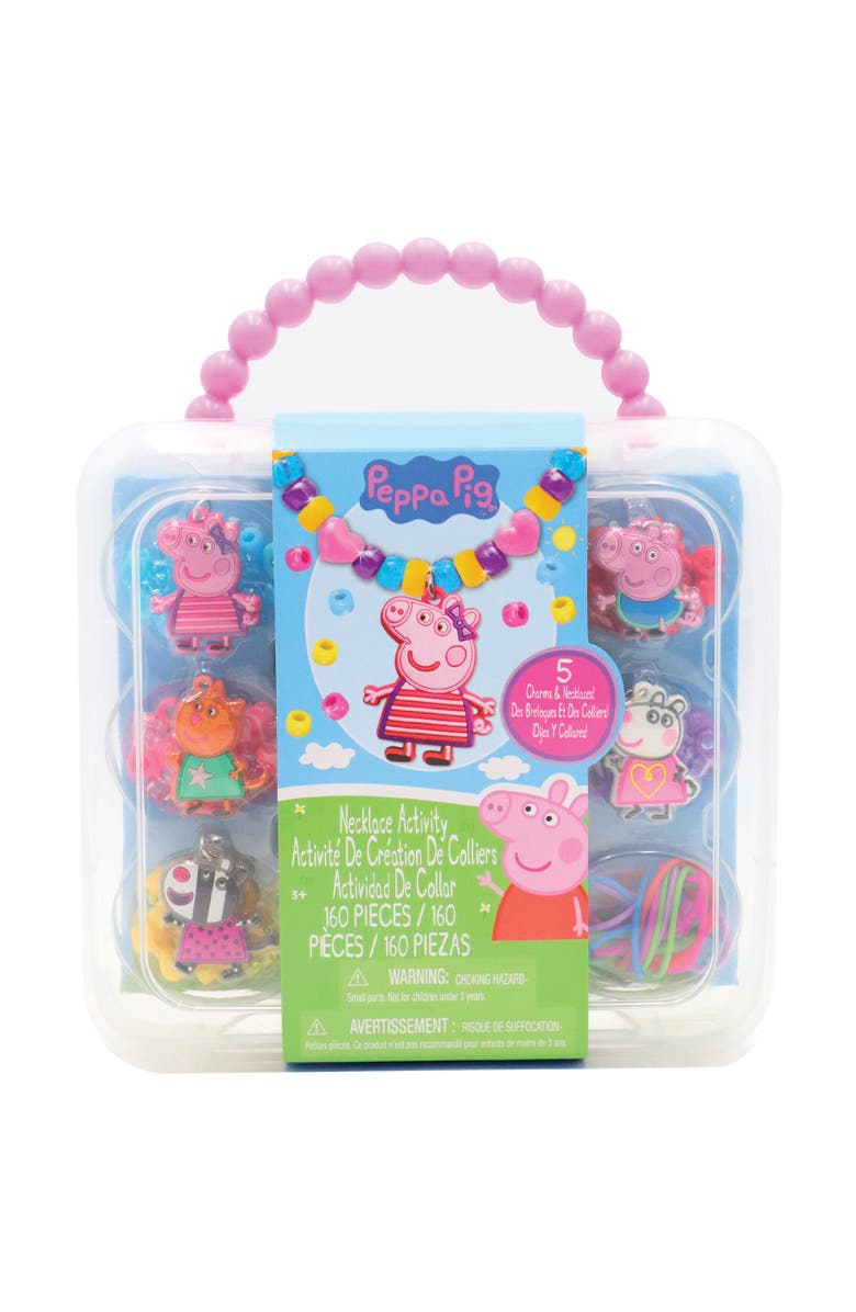 Tara Toy Necklace Activity Set Peppa Pig, 160 Pieces, Main, color, Multicolored