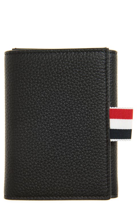 Snap Soft Pebble Leather Trifold Wallet