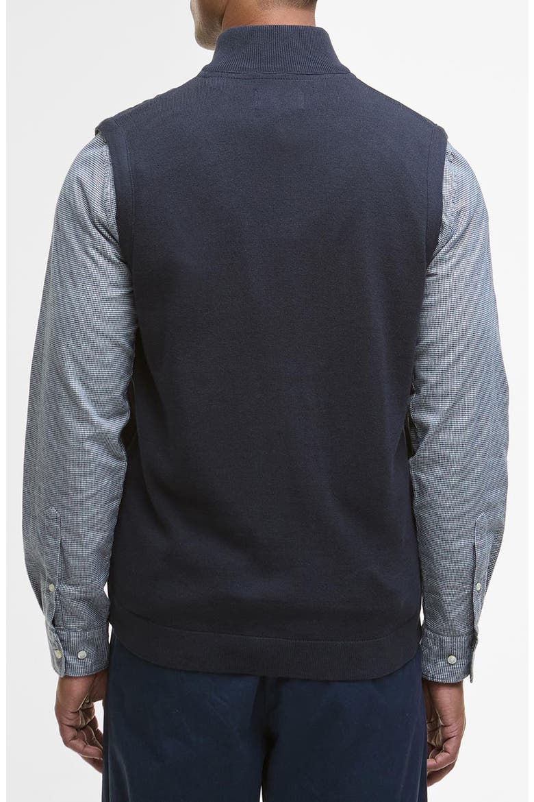 Dryburn Mixed Media Vest, Alternate, color, NAVY