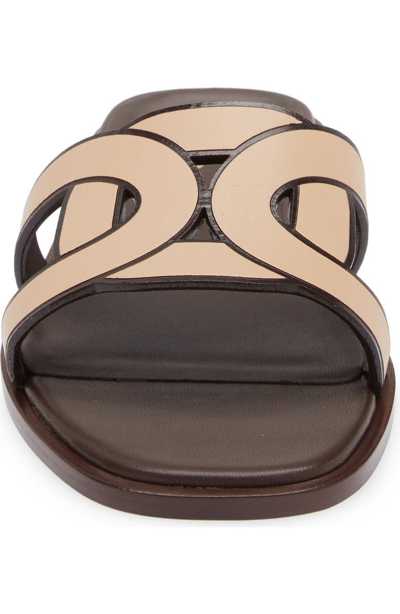 Tod's Chain Motif Slide Sandal, Alternate, color,